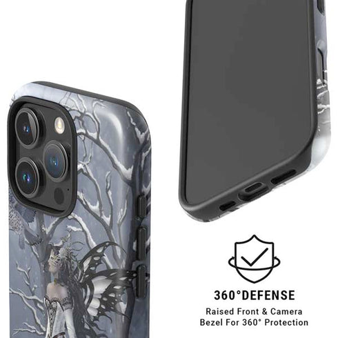 Fairy with Owl in Snow by Nene Thomas iPhone 16 Pro Magsafe Impact Case
